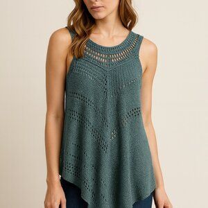 Free People Rhiannon Open Knit Tank | Perfect Lightweight Summer Piece